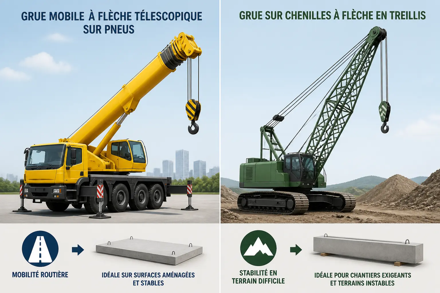 Qu’est-ce qu’une grue mobile et quel type d’engin correspond à votre chantier ?