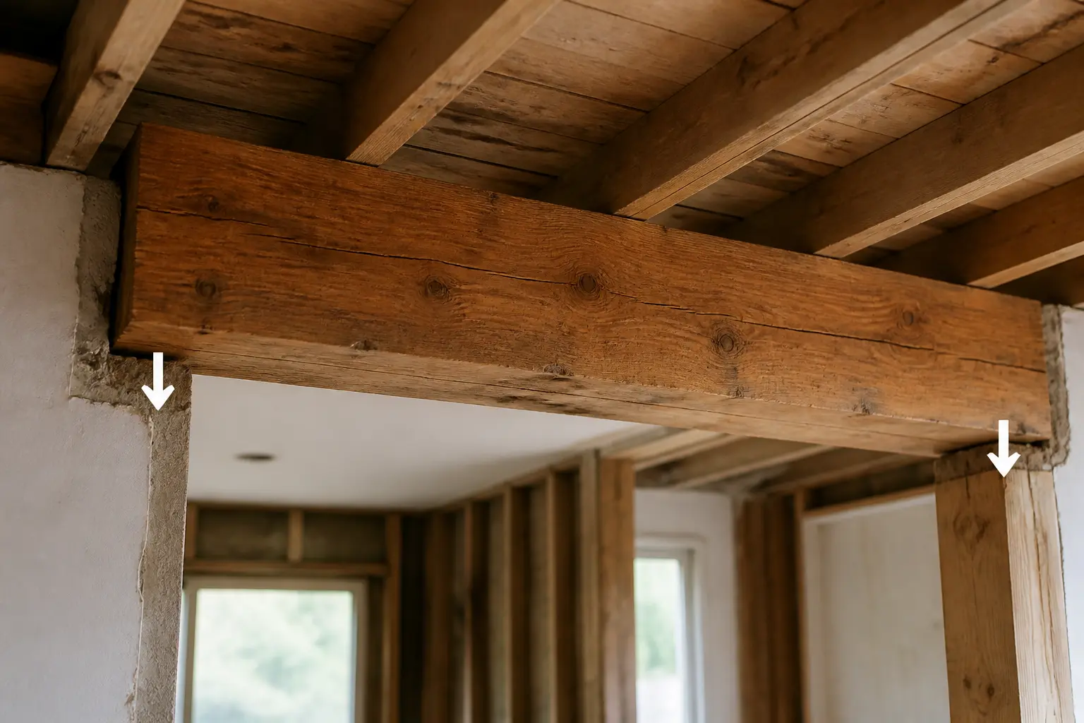 À quoi sert une poutre en bois dans une charpente, un plancher ou une pergola ?