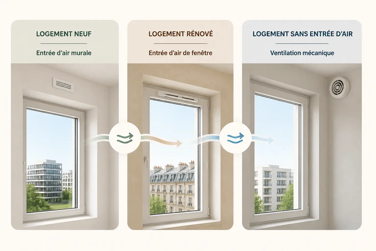 Aération de fenêtre obligatoire ou non : ce que dit la réglementation