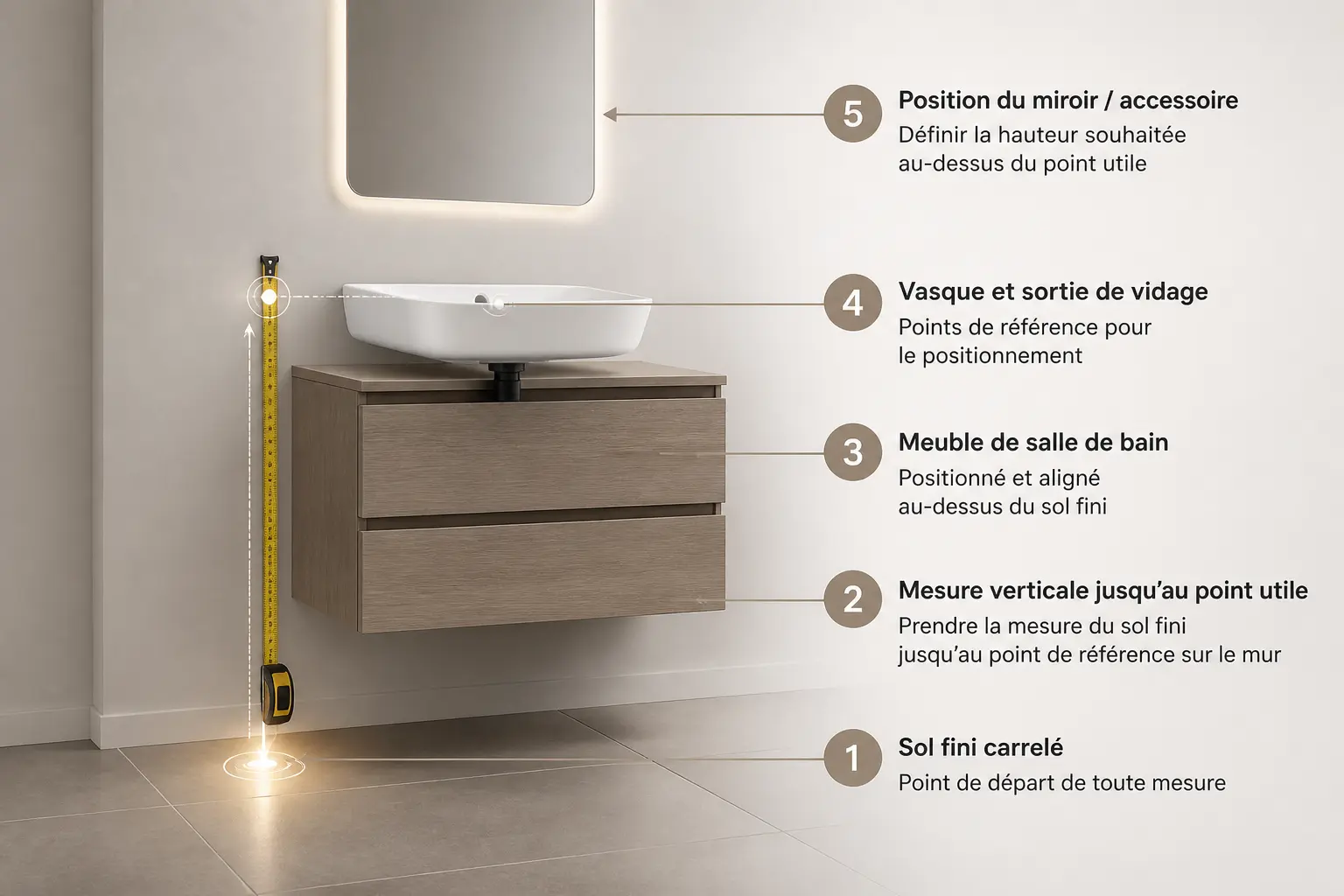 Comment mesurer la bonne cote avant l’installation ?
