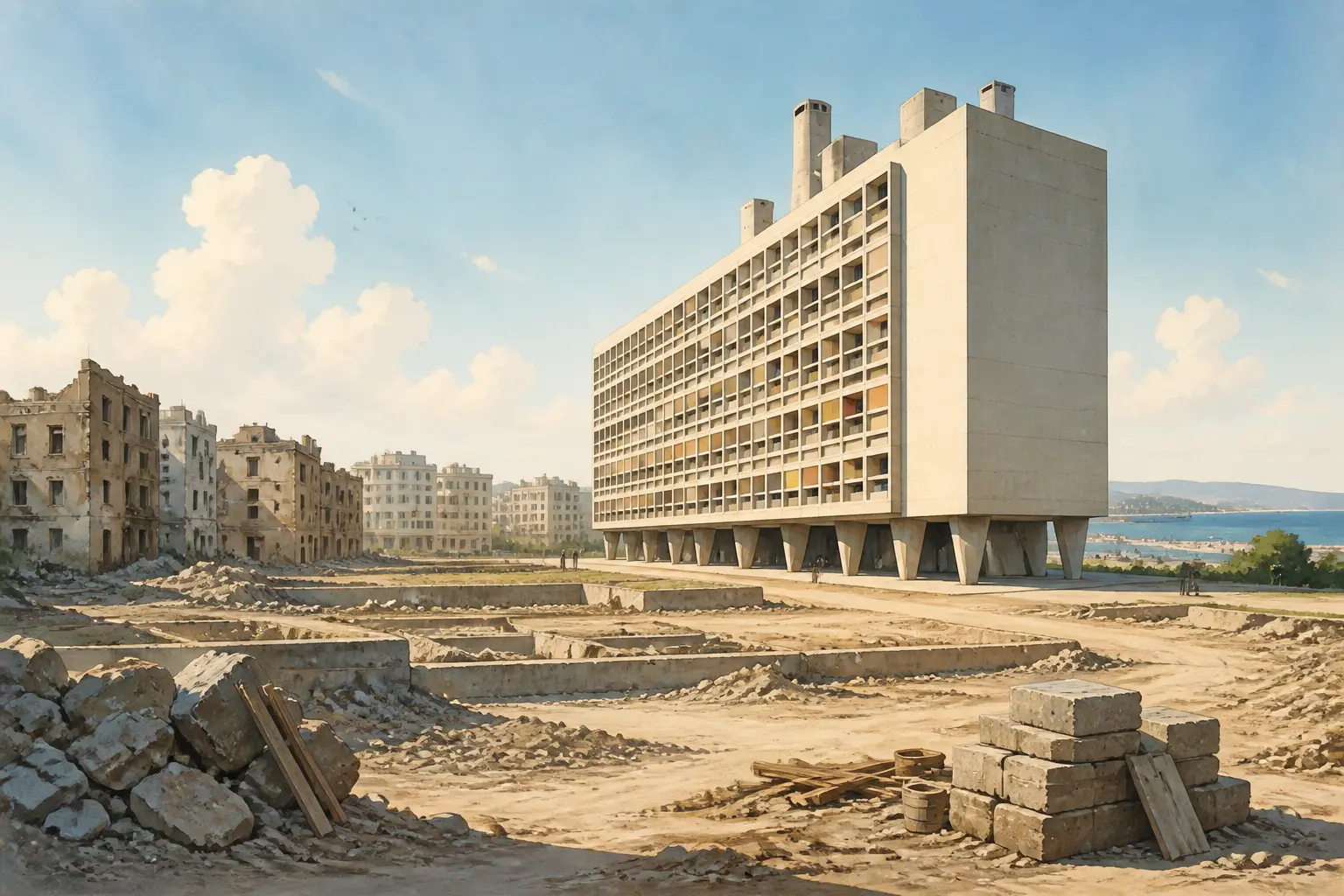 La Cité radieuse de Marseille : dates, contexte et commande