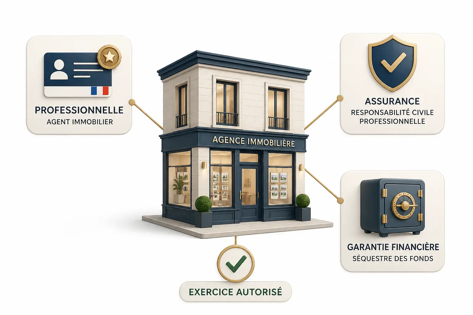 Carte professionnelle, garanties et conditions d’exercice : le socle obligatoire