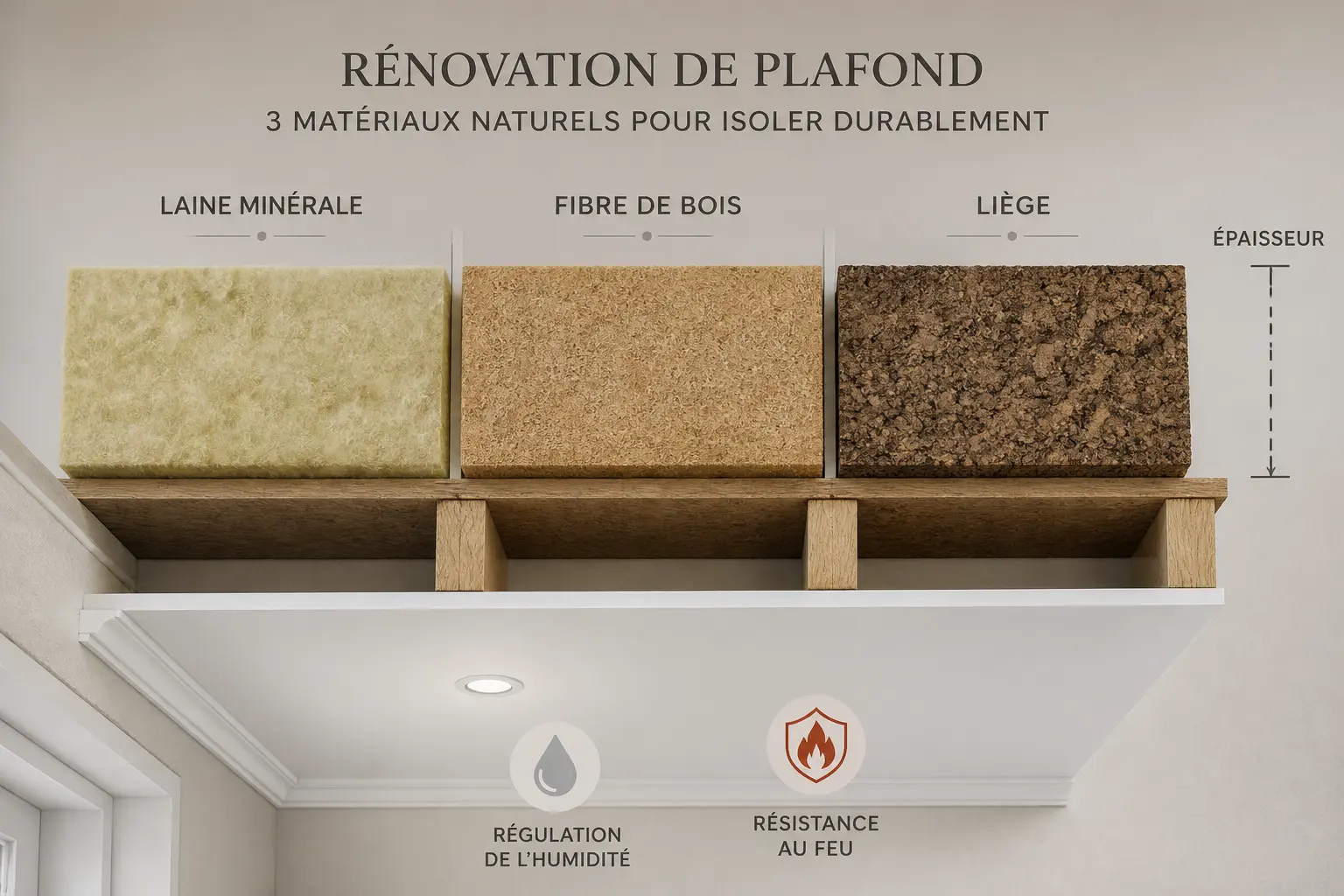 Quel isolant et quelle épaisseur pour un plafond vraiment performant ?