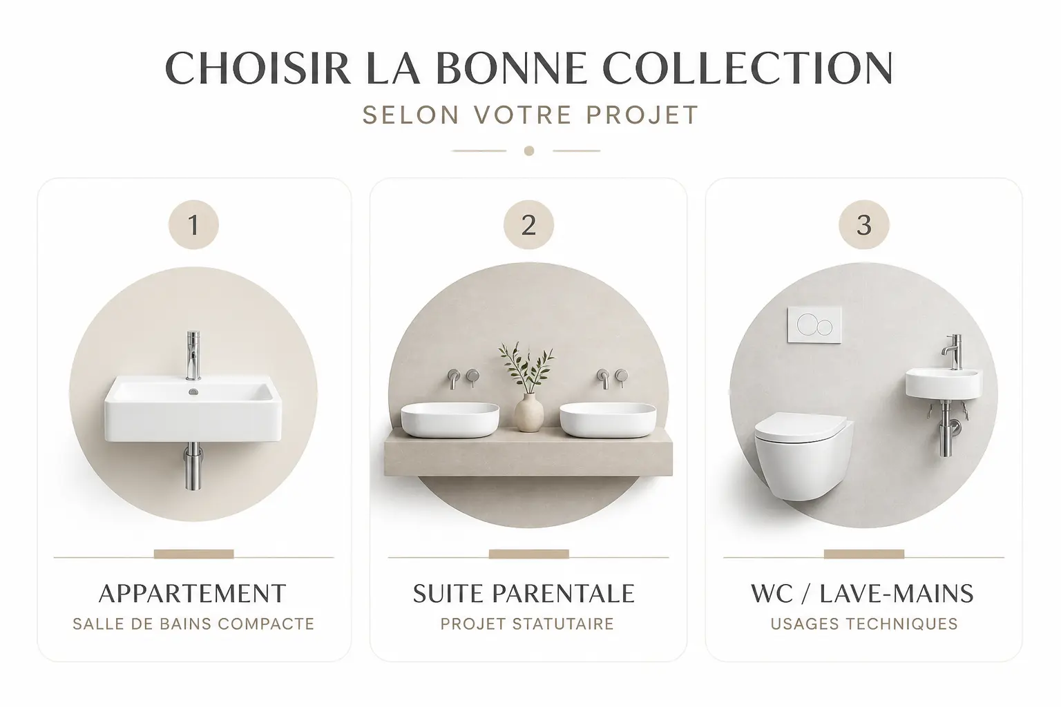 Quelles collections regarder en priorité selon votre projet ?