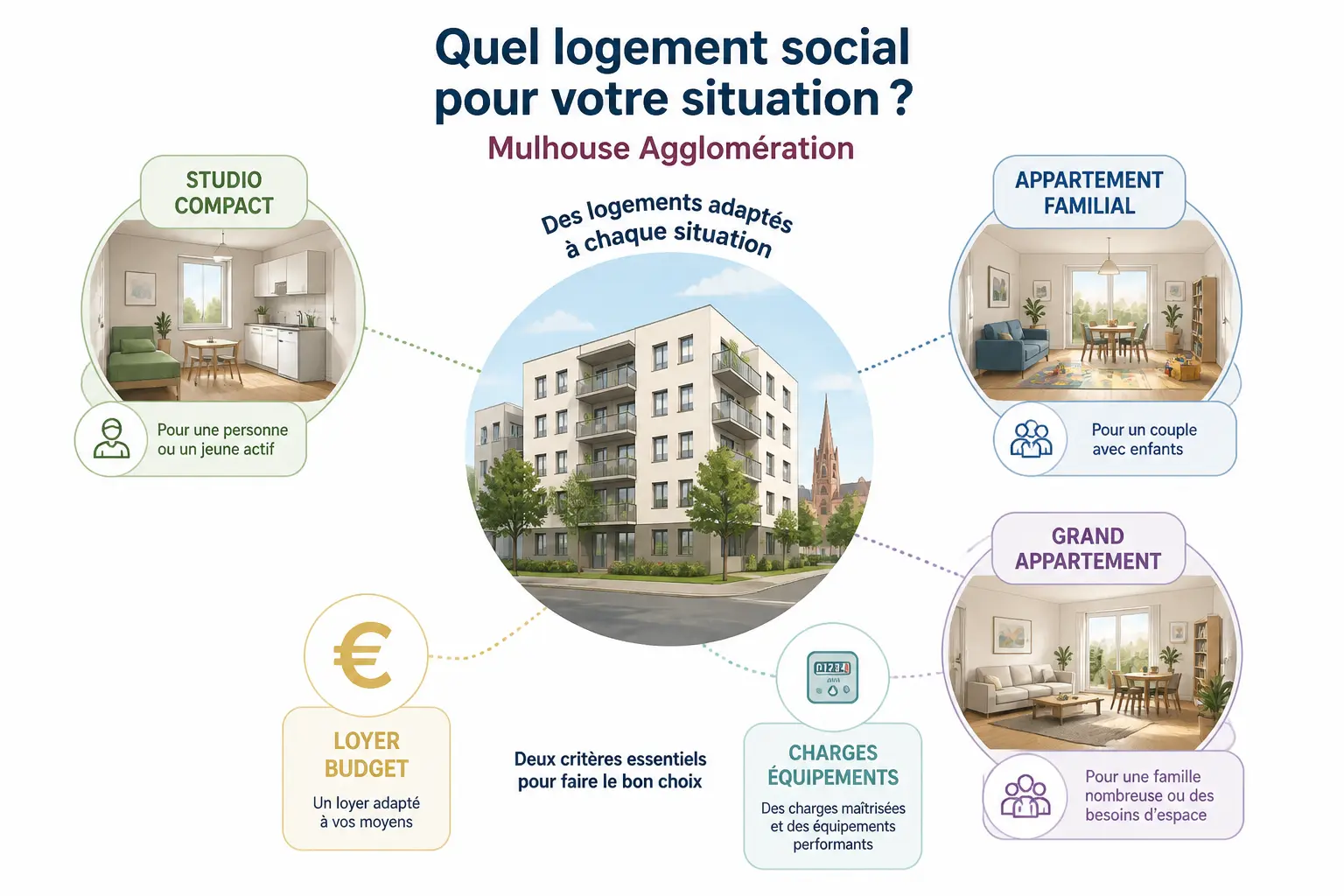 Quelles offres de logements pouvez-vous trouver dans l’agglomération ?