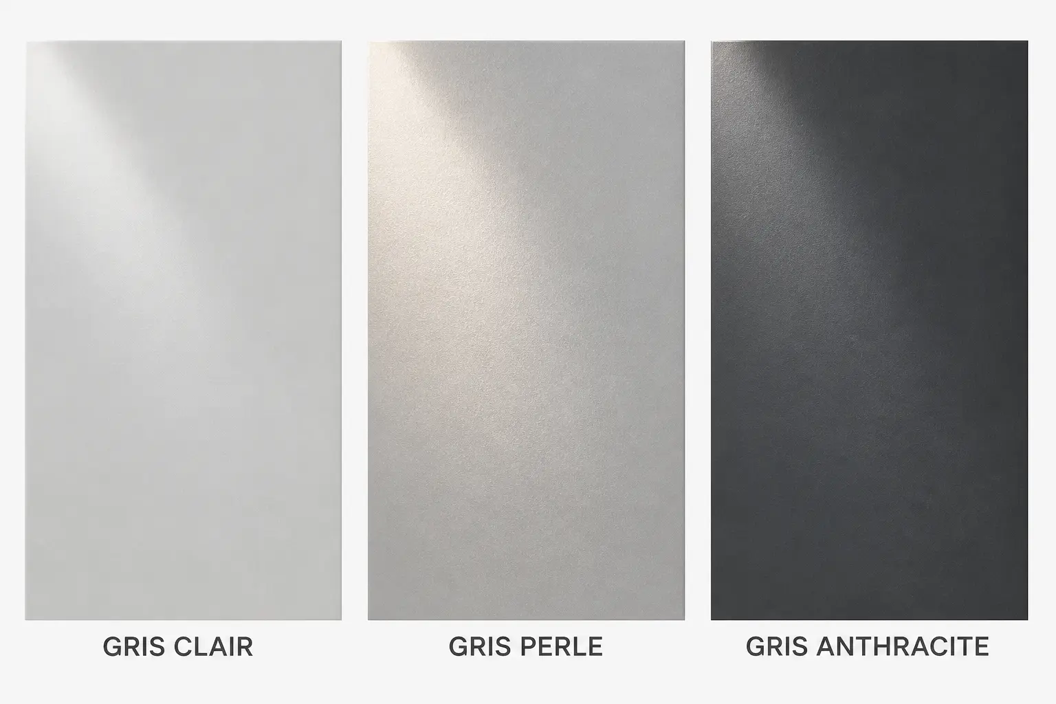 Quelle différence entre le gris perle, le gris clair et les autres gris ?