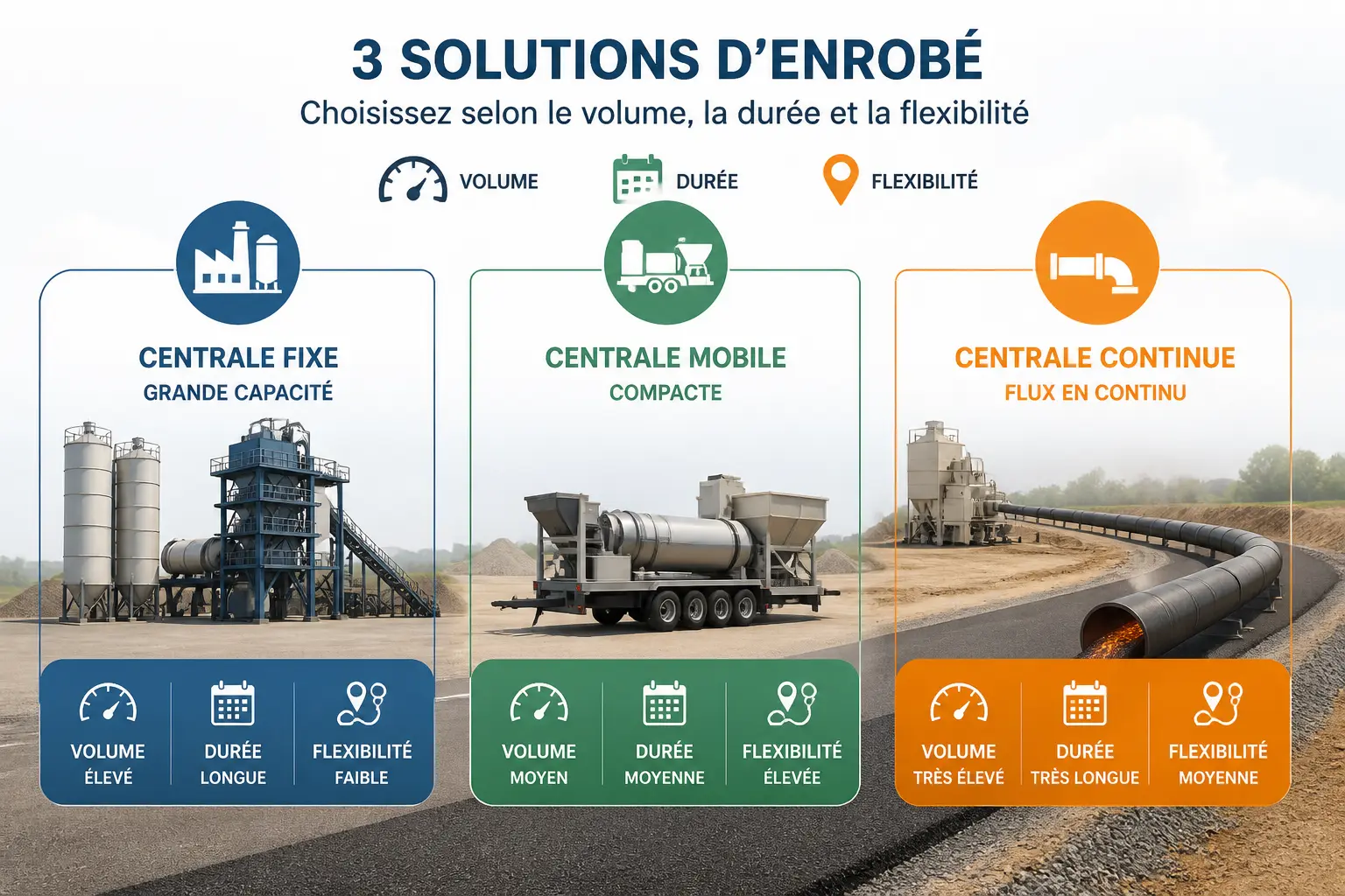 Fixe, mobile, continue ou discontinue : quel montage pour quel besoin ?