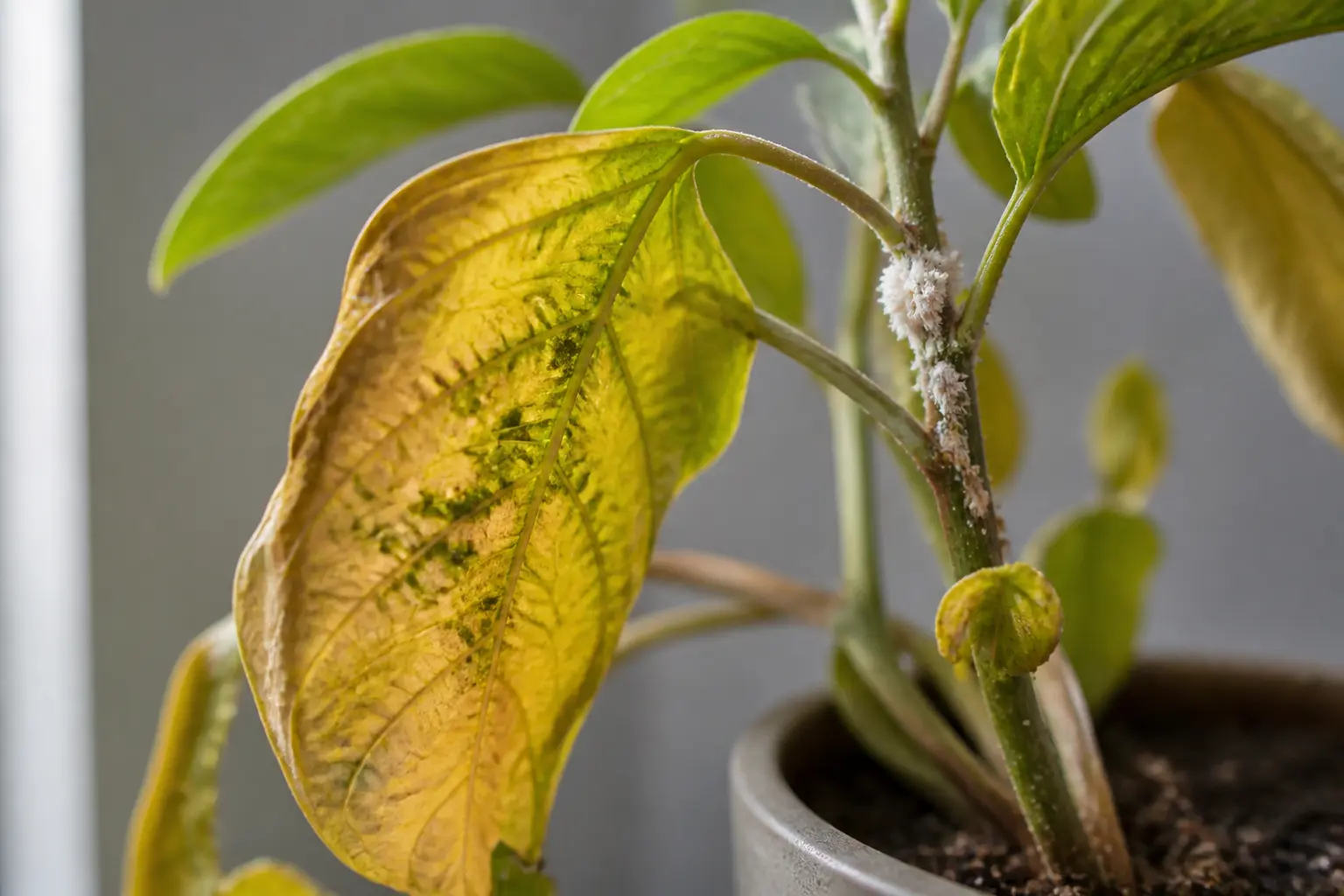 Quels dégâts provoque une infestation sur le feuillage et la croissance ?